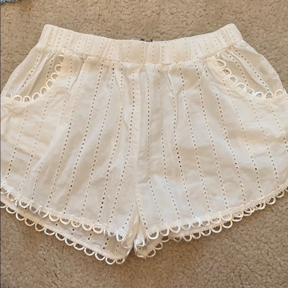 white shorts